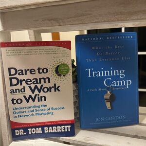 Dare to Dream & Work to Win/Training Camp book bundle